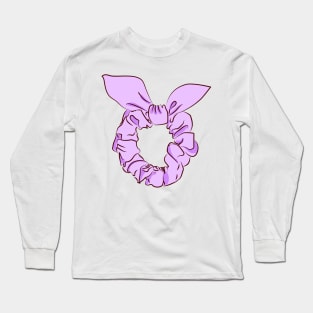 cute hair scrunchie Long Sleeve T-Shirt